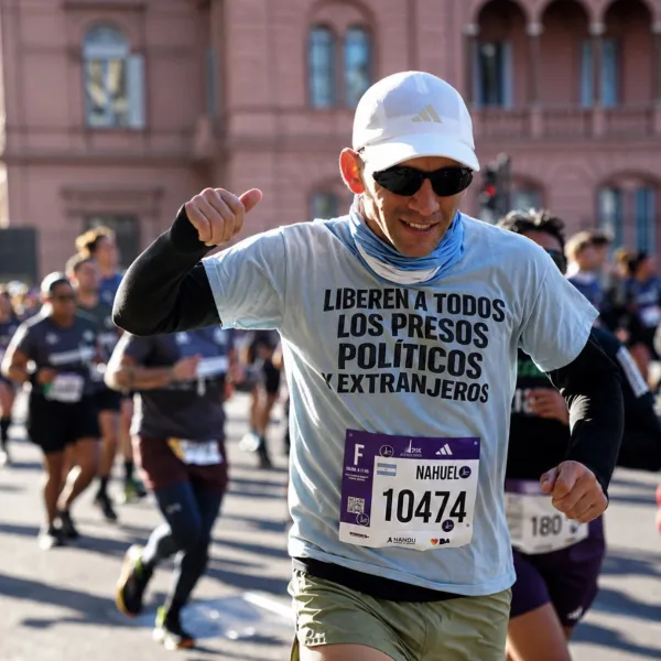 Nahuel Gallo tras correr una media maratón: “Ayer corrí libre”