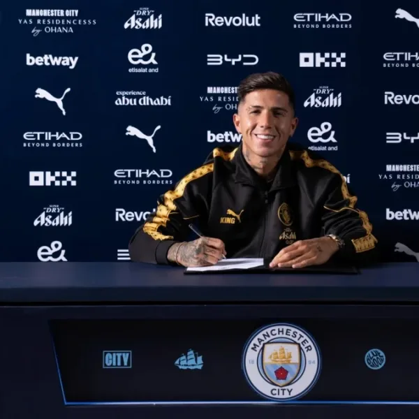 Enzo Fernández fue confirmado como nuevo refuerzo del Manchester City