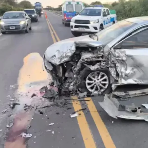 El diputado Aldo Leiva chocó contra un camión en una ruta de Chaco