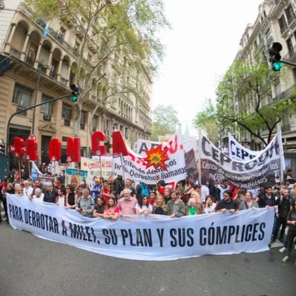 Marcha de la Bronca: la izquierda se movilizó de Congreso a Plaza de Mayo contra el Gobierno de Milei