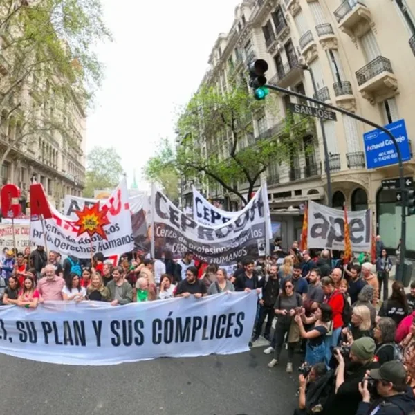 Marcha de la Bronca: la izquierda se movilizó contra el Gobierno de Milei