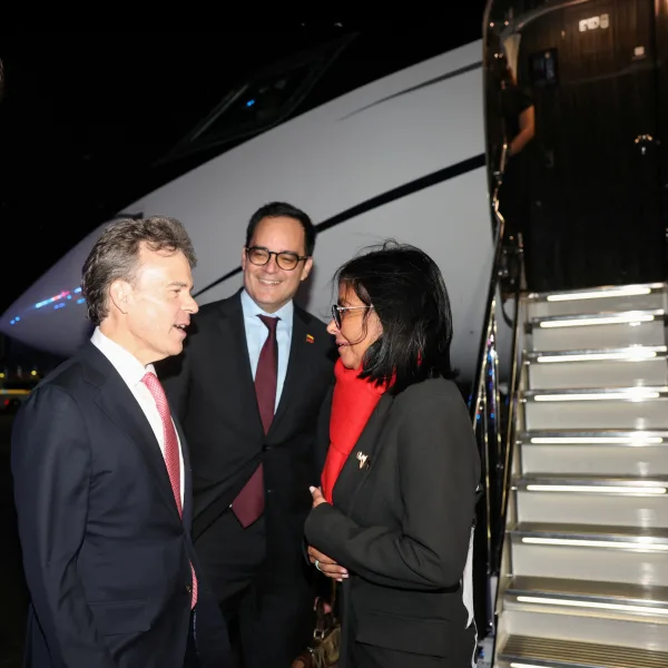 Delcy Rodríguez llegó a Estados Unidos para la cumbre de la ONU y reunirse con Trump