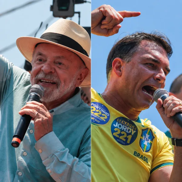 Elecciones en Brasil: Lula y Flávio Bolsonaro llegan con una disputa ajustada