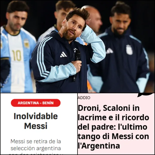 "Inolvidable" y "El último tango": así reflejó la prensa internacional la despedida de Messi de la Selección