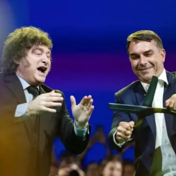 Milei auguró un triunfo de Bolsonaro y defendió su modelo